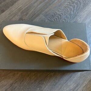 Nisolo Cream Flats Minimalist Leather Loafers